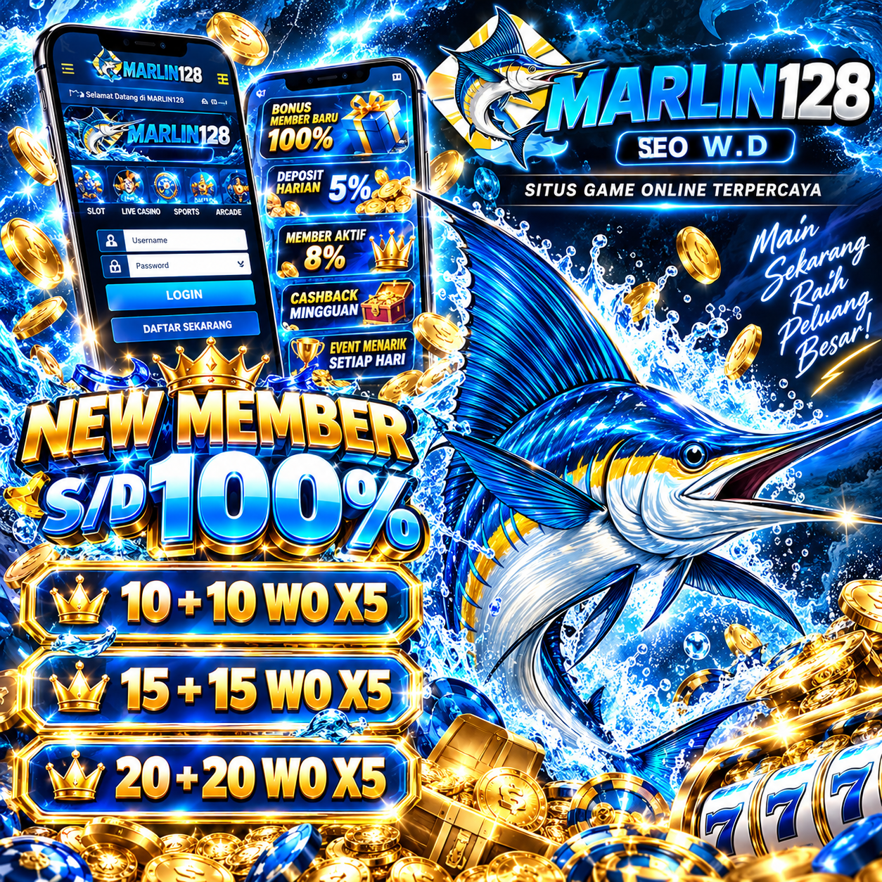 MARLIN128 ✦ Bergerak Lincah, Raih Momen Terbaik MARLIN128 ✦ Bergerak Lincah, Raih Momen Terbaik